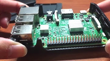 Raspberry Pi 3 - Heat Sink Installation and Case Assembly