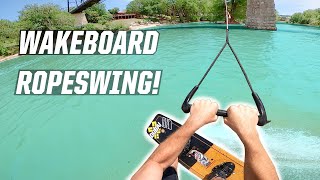 WAKEBOARD ROPESWING!  WINCHING AIRTRICKS!