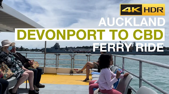 From Devonport to Auckland CBD Ferry Tour New Zealand [4K HDR]