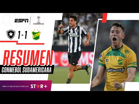 ¡Igualados! Defensa y Justicia empató 1-1 con Botafogo, por Copa Sudamericana