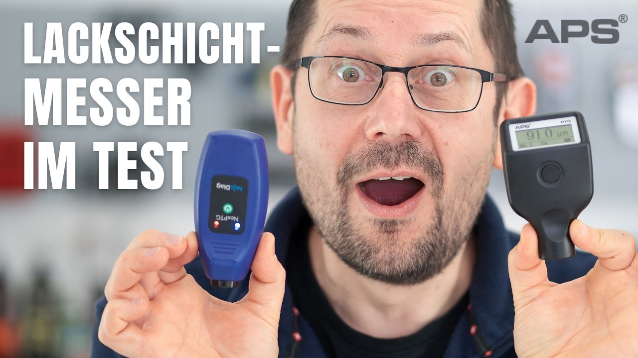 Wie gut sind die Lackschichtmessgeräte APS PTG & NexDiag wirklich? Ein Test