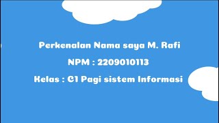 UTS PRAKTEK PEMROGRAMAN WEB DASAR M. RAFI!!