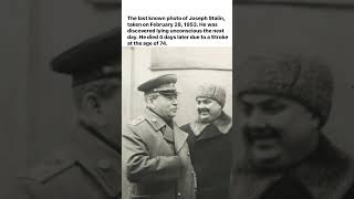 The LAST Photo of JOSEPH STALIN #death #stalin #russia #soviet #ussr #communism #lenin #war #stroke