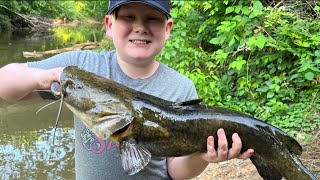 Crabtree Creek/Lassiter Mill Flathead Catfish Fight, part 2