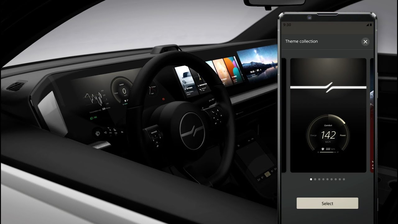 Video till Sony presenterar sjusitsig eldriven SUV 