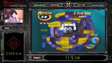 Tetrisphere N64 Rescue Mode 5-10 Speedrun - 35:52