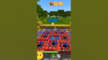 slime and cobweb mlg in minecraft. #minecraft #gameplay #mlg #viral #clutch