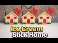 DIY ice cream stick art | ice cream stick home | decor craft