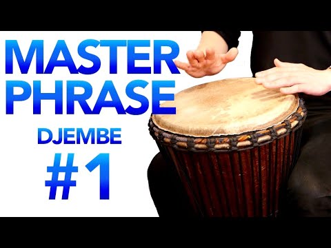 Solo fill-in] Master one phrase in one video! Djembe #1