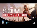 How to get an instant ps5 platinum on spiderman remastered using your ps4 exported save