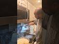 Hubby Being The Chef For Dinner Cooking His Staple Food Ugali 