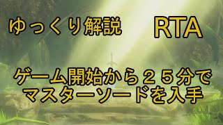 【ゆっくり解説】ブレスオブザワイルド RTA マスターソード（No Restrictions）24:41