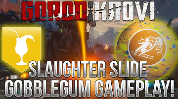 "GOROD KROVI" SLAUGHTER SLIDE GOBBLEGUM GAMEPLAY! - BANANA COLADA IN BLACK OPS 3 ZOMBIES!