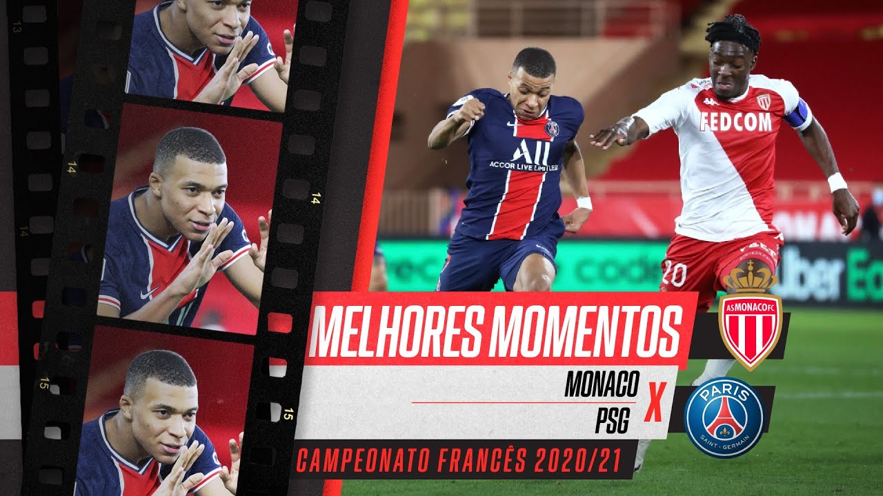 MBAPPÉ FEZ 2, MAS PSG LEVOU VIRADA SURREAL DO MONACO EM 2020 NO FRANCÊS | MELHORES MOMENTOS