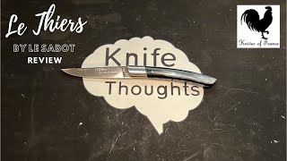 Le Thiers par Le Sabot Review; Classic French Pocket Knife from Knives of France!