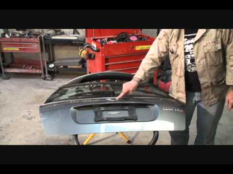 like a prayer DIY-Collision Repairs-L.K.Q. Replacement Parts-Getting The Decklid Ready For Paint. Part 1