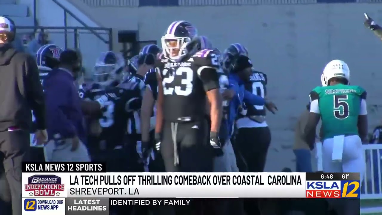1.31.2025 Louisiana Tech Pulls off thrilling comeback over Coastal Carolina in Independence Bowl