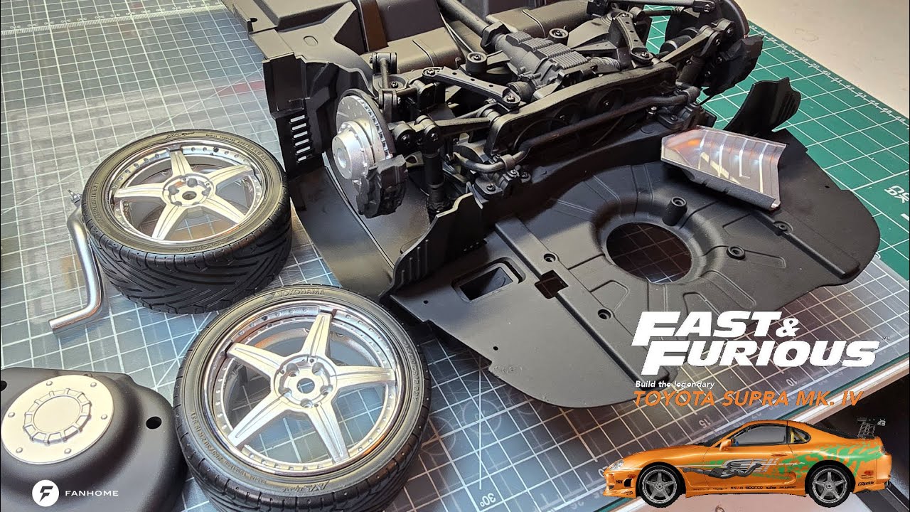 Fanhome: Модификация Toyota Supra в стиле «Форсаж»: Этапы 33-38 | Задняя подвеска, тормоза и коле...