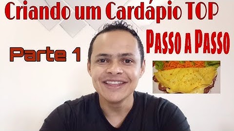 FAZENDO UM CARDÁPIO TOP NO IFOOD (PARTE 1)