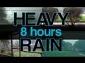 Heavy rain sounds 8hrs natural sounds sleep rain sounds rainfall  fall asleep fast