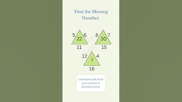 Find the Missing Number| #shortsviral #exam #maths #puzzle #mathpuzzle #tiktok #shorts #viral #quiz