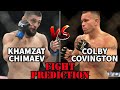 KHAMZAT CHIMAEV VS COLBY COVINGTON(FIGHT PREDICTION)!!!
