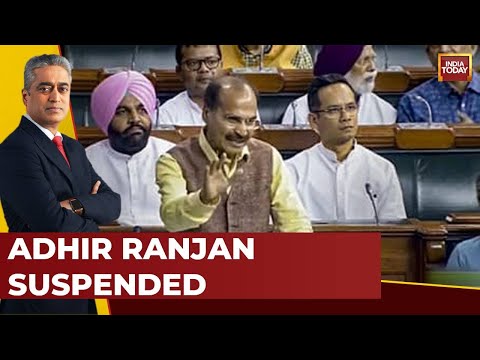 Congress' Adhir Ranjan Chowdhury Suspended From Lok Sabha Over 'Misconduct'