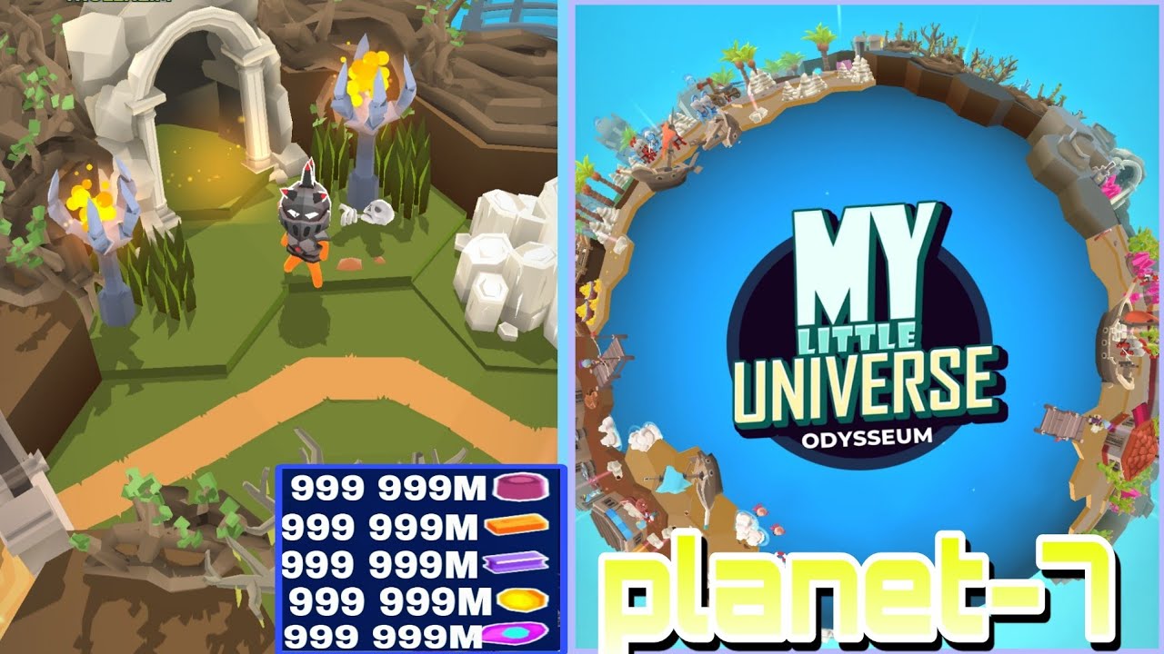 my little universe | planet 7 full map | unlimited resources