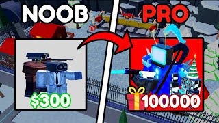 Noob to Pro in Toilet Tower Defense (Grind PRESENTS) 4