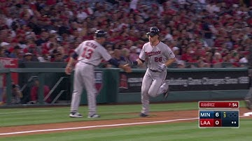 MIN@LAA: Kepler clobbers two-run homer to right