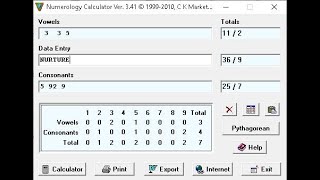 Simple Pythagorean Numerology Calculator Release