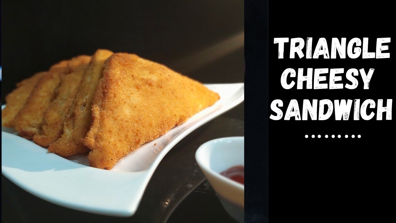 TRIANGLE CHEESY SANDWICH EASY RECIPE TASTY 😋EP32 YouTube