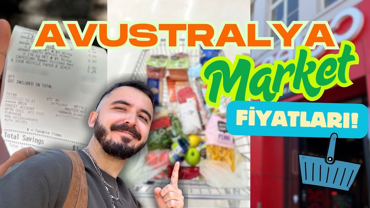 Avustralya Market Fiyatları!! Avustralya ve Türkiye market ürünlerinin fiyatlarını karşılaştırdım.