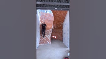 amazing staircase without bottom support #shortvideo