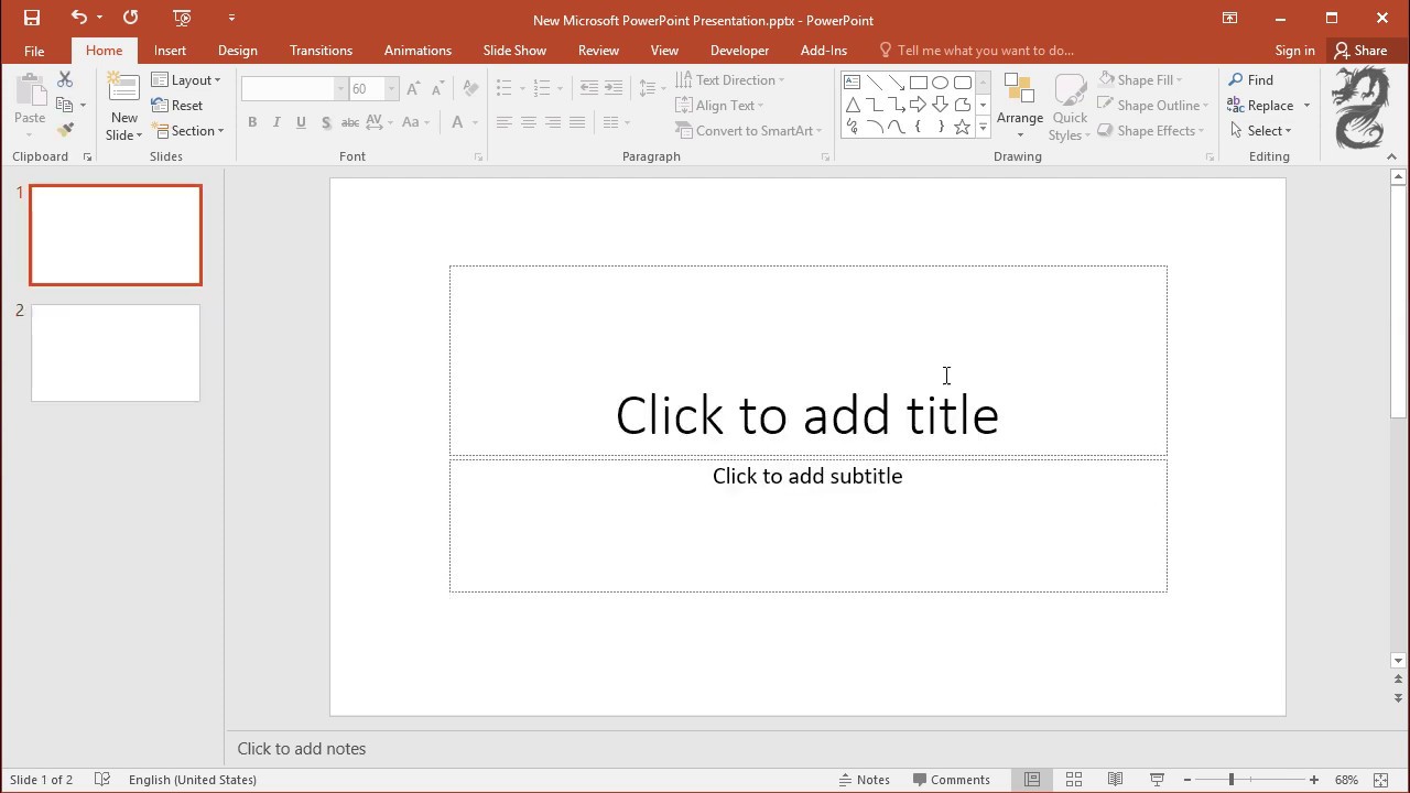 powerpoint online new section