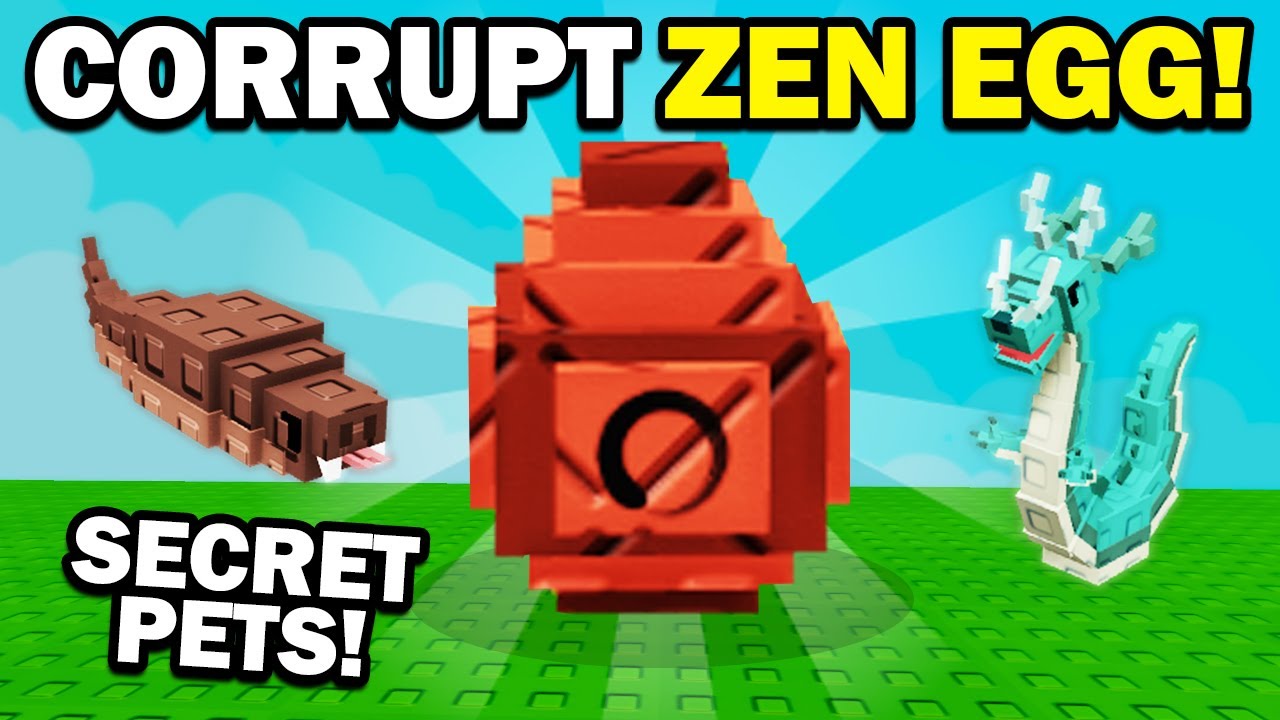 CORRUPT ZEN EGG PETS!! in Grow a Garden ROBLOX - YouTube