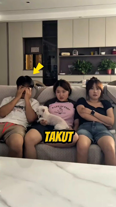While watching a horror movie, the doll next to me suddenly started moving.