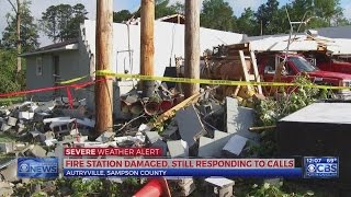 Tornado with 110 mph winds rips through Autryville, cleanup now underway