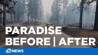 Before & After: Devastation from California's Camp Fire