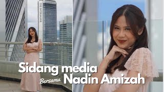 Sidang Media Nadin Amizah sempena konsert di Malaysia