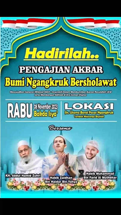 Habib Zaidan Sekar Langit di Pasar Ngangkruk Tambak Mojosongo Boyolali #shorts