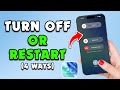 How to Power Off or Restart iPhone Easily (4 Different Methods)