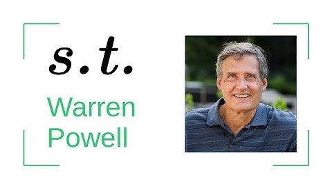 Subject to: Warren Powell