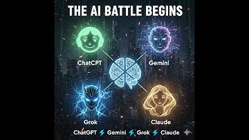 ChatGPT vs Gemini vs Grok vs Claude — The AI Battle That Changes Everything”