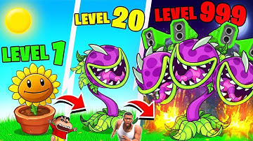 NOOB vs PRO vs HACKER in MERGE PLANTS and ZOMBIES with CHOP and SHINCHAN | DREAM SQUAD