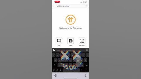 This is the original video to make a validation on the pi browser...