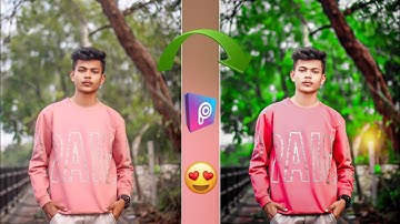 Picsart Green Background Change Photo Editing tutorial | green photo editing video | sbkeditor
