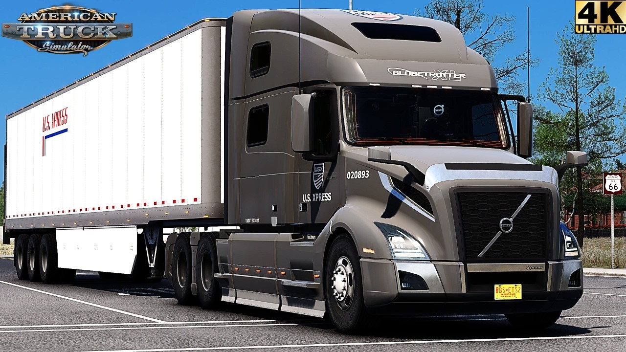 ATS | DLC ARIZONA | VOLVO VNL | U.S. XPRESS | REALISTIC DRIVER | 4K #americantrucksimulator #ets2