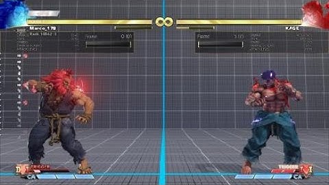 Akuma V-skill 2 combo