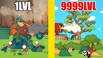 MAX LEVEL ECO PROTECTION in Idle Ecoclicker - Save the EARTH